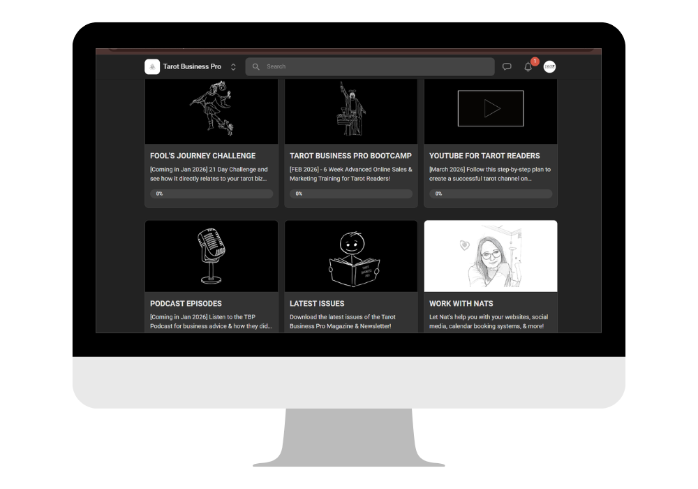 tarot business pro community