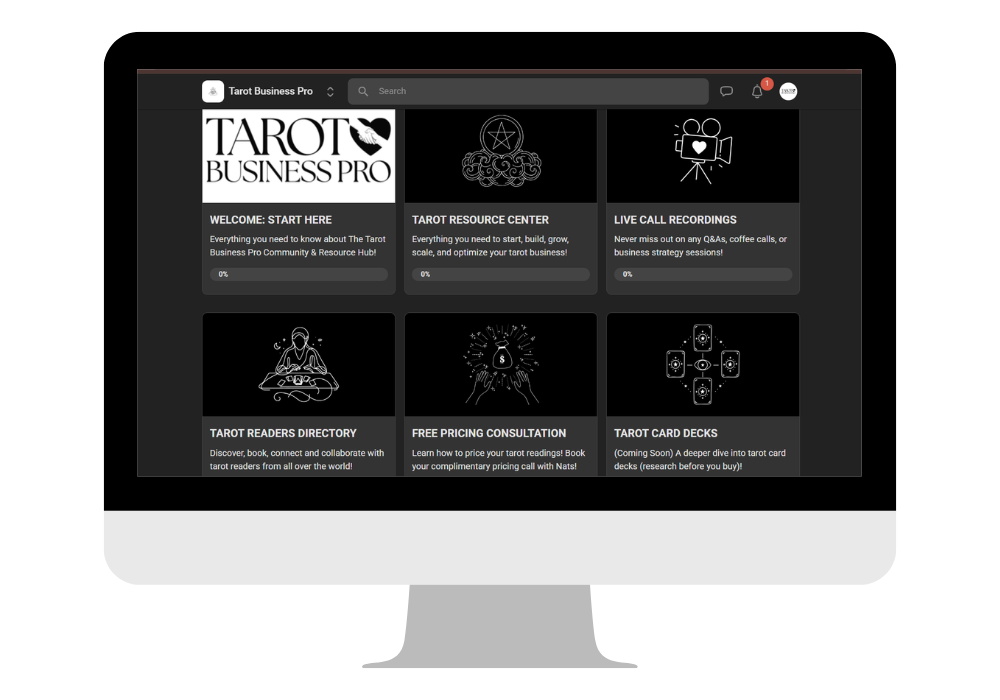 tarot business pro community